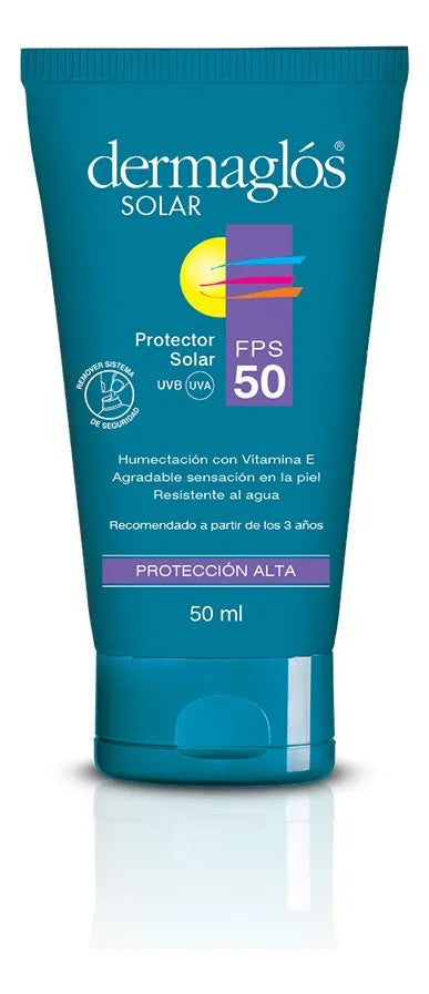 Protector Solar Dermaglós FPS 50 Emulsión Hidratante - 50ml / 250ml