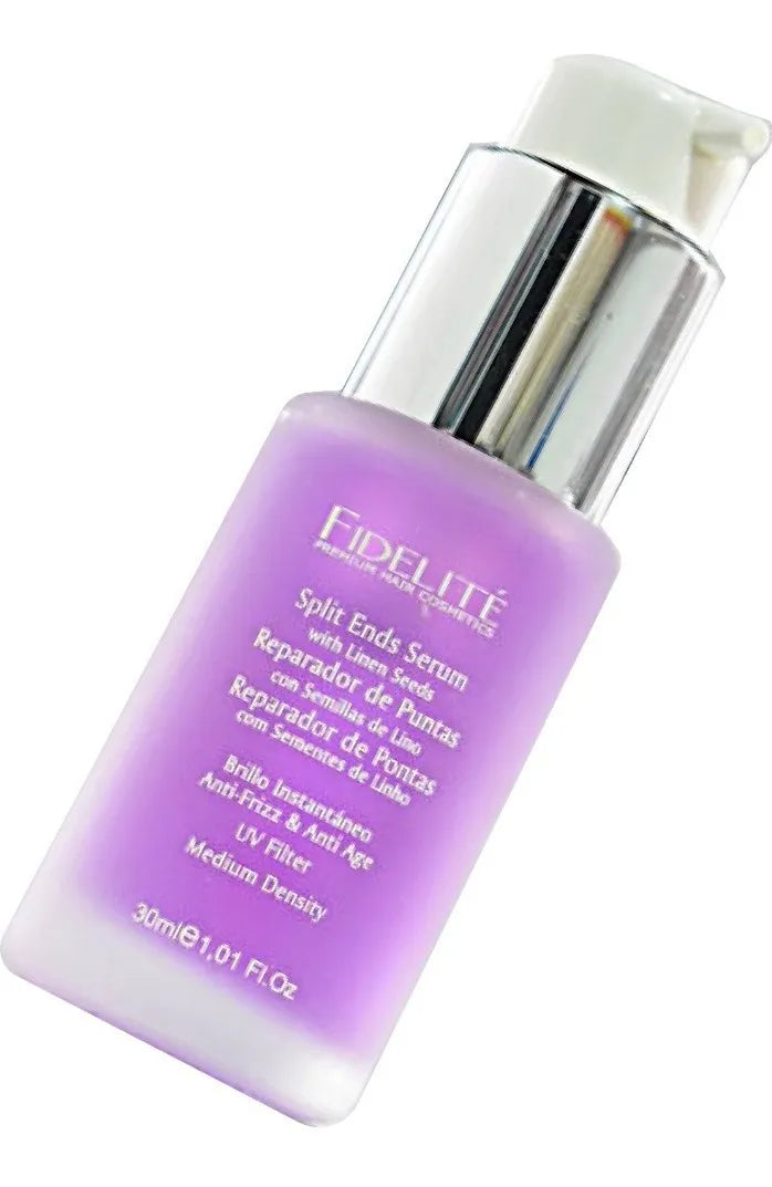 Reparador De Puntas Fidelité Semillas De Lino 30ml - Brillo Instantáneo Antifrizz