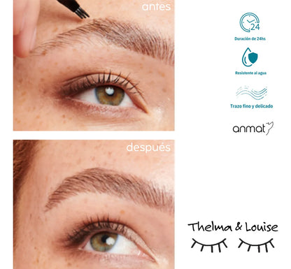 Delineador de Cejas Efecto Microblading Thelma & Louise - Larga Duración