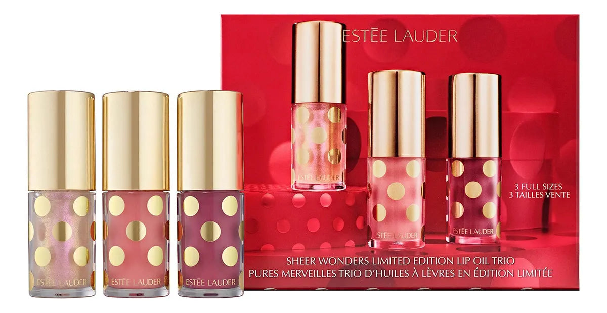 Set de Aceites Labiales Lip Gloss Oil Trio - Edición Limitada