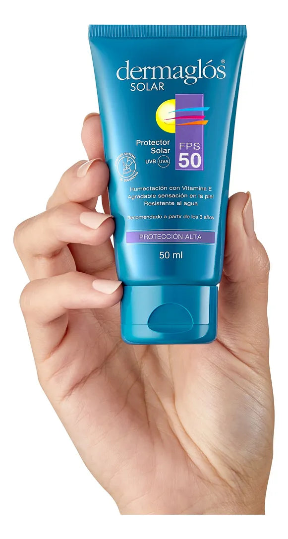 Protector Solar Dermaglós FPS 50 Emulsión Hidratante - 50ml / 250ml