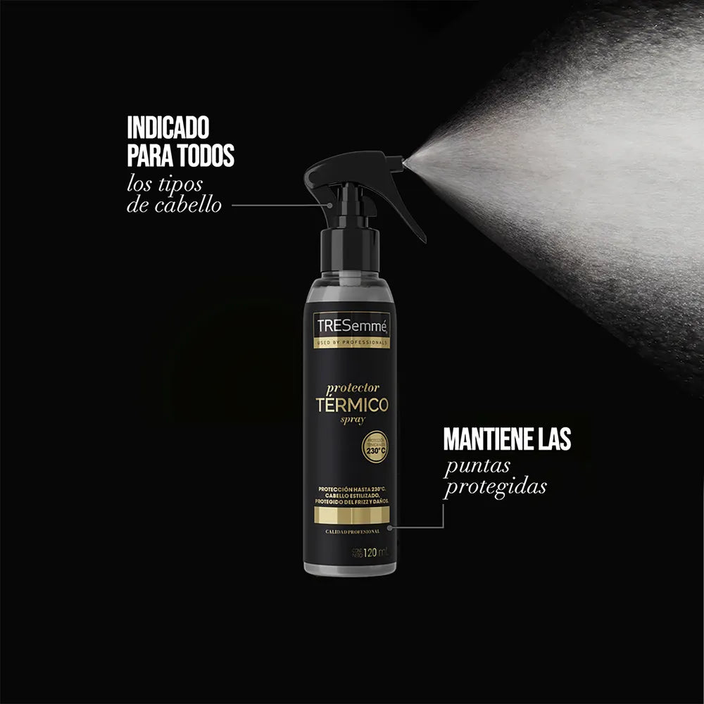 Protector Térmico Tresemmé Anti Frizz Spray 120ml - Escudo de Calor Profesional