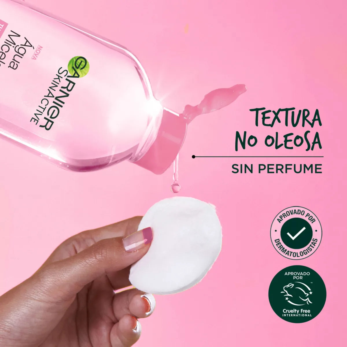 Agua Micelar Todo en 1 Garnier SkinActive - Limpia, Desmaquilla y Tonifica 400ml