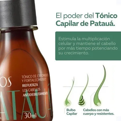 Tónico Capilar Nocturno Natura Ekos Patauá 30ml - Crecimiento y Anticaída