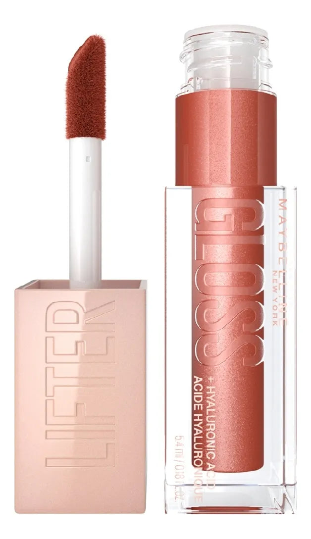 Brillo Labial Hidratante Maybelline Lifter Gloss con Ácido Hialurónico - Tono Topaz