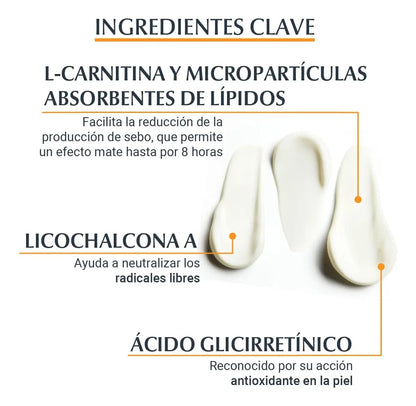 Eucerin Sun Gel-Cream Oil Control Toque Seco FPS 30 - Protector Solar Facial para Piel Grasa 50ml