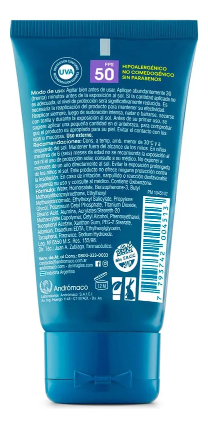 Protector Solar Dermaglós FPS 50 Emulsión Hidratante - 50ml / 250ml