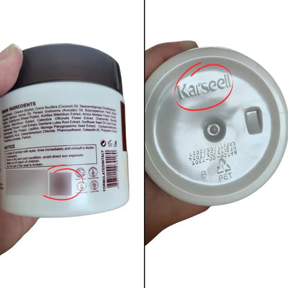 Kit Karseell Reparación Intensiva: Mascarilla 500ml + Aceite Serum Maca Power