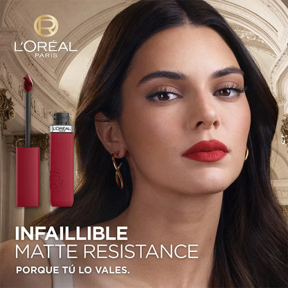 Labial Líquido L'Oréal Infaillible Matte Resistance - Tono 115 Snooze Your Alarm
