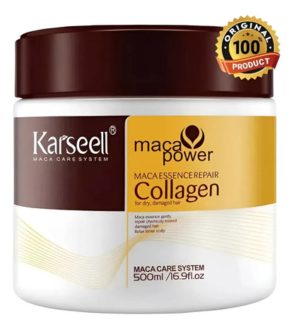 Kit Karseell Reparación Intensiva: Mascarilla 500ml + Aceite Serum Maca Power