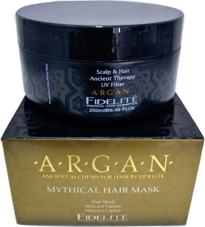 Máscara Fidelité Argán Mythical Nutrición Intensa 250g - Reparación Profesional