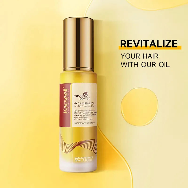 Kit Karseell Reparación Intensiva: Mascarilla 500ml + Aceite Serum Maca Power