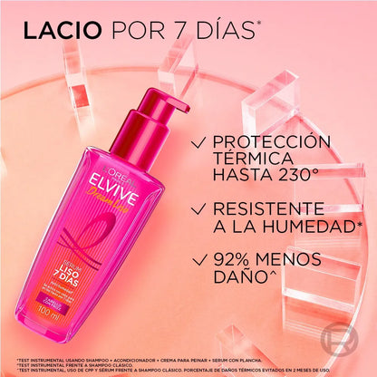 Serum L'Oréal Elvive Dream Long Liso Impecable 100ml - Anti Frizz Efecto Keratina
