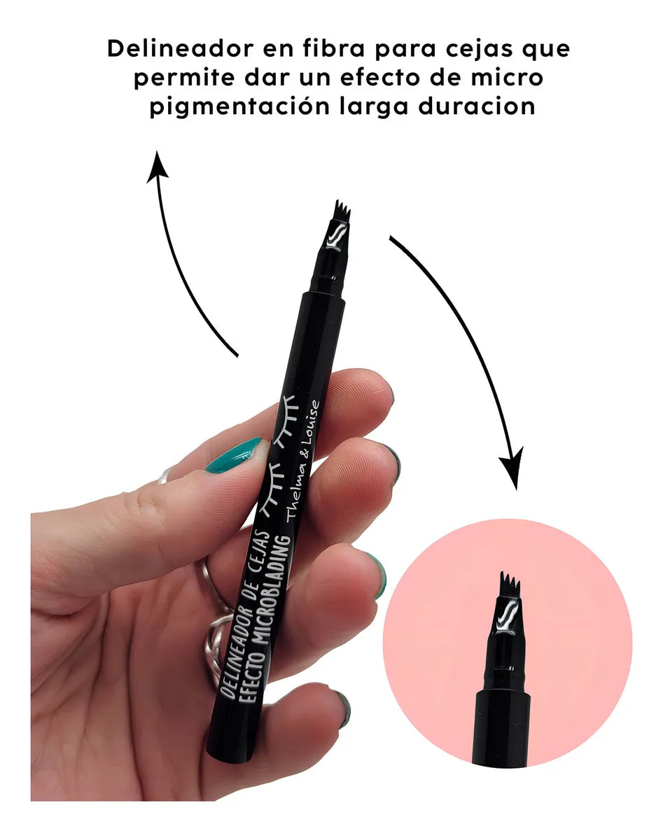 Delineador de Cejas Efecto Microblading Thelma & Louise - Larga Duración