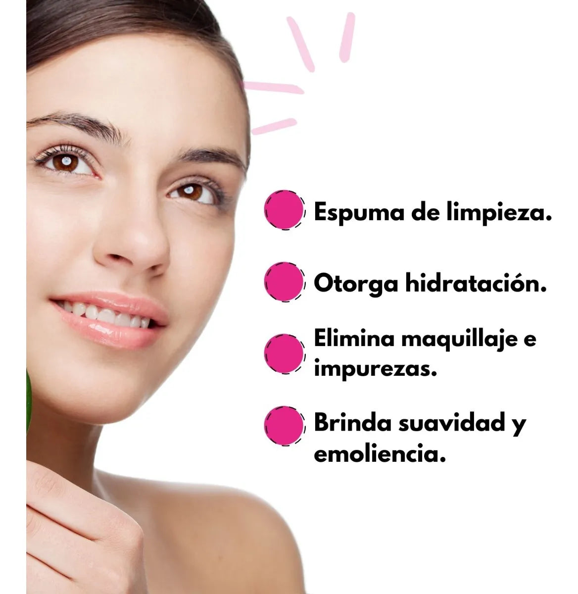 Lidherma Hyaluronic 4D Cleansing Foam - Espuma de Limpieza Facial Hidratante 145ml