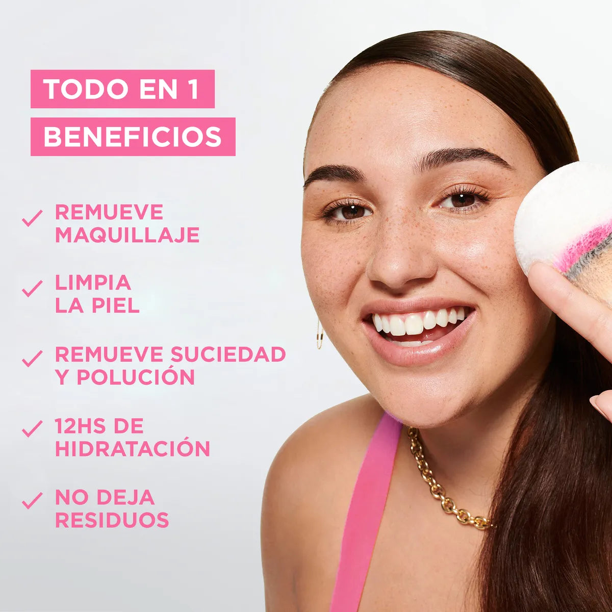 Agua Micelar Todo en 1 Garnier SkinActive - Limpia, Desmaquilla y Tonifica 400ml