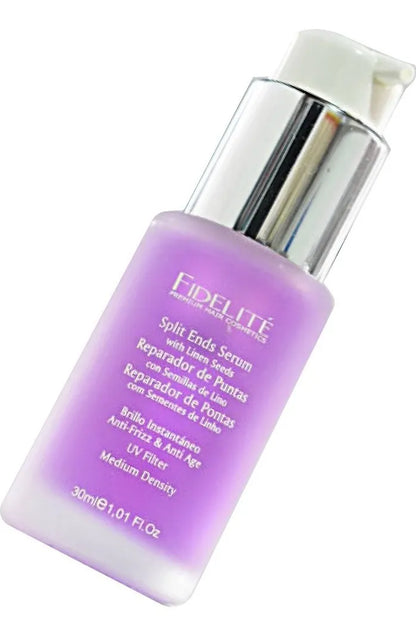 Reparador De Puntas Fidelité Semillas De Lino 30ml - Brillo Instantáneo Antifrizz